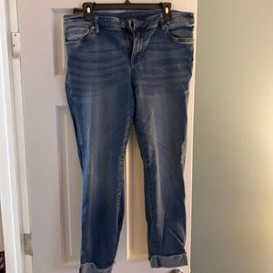 Kut from the Kloth Frayed Hem Boyfriend Jean